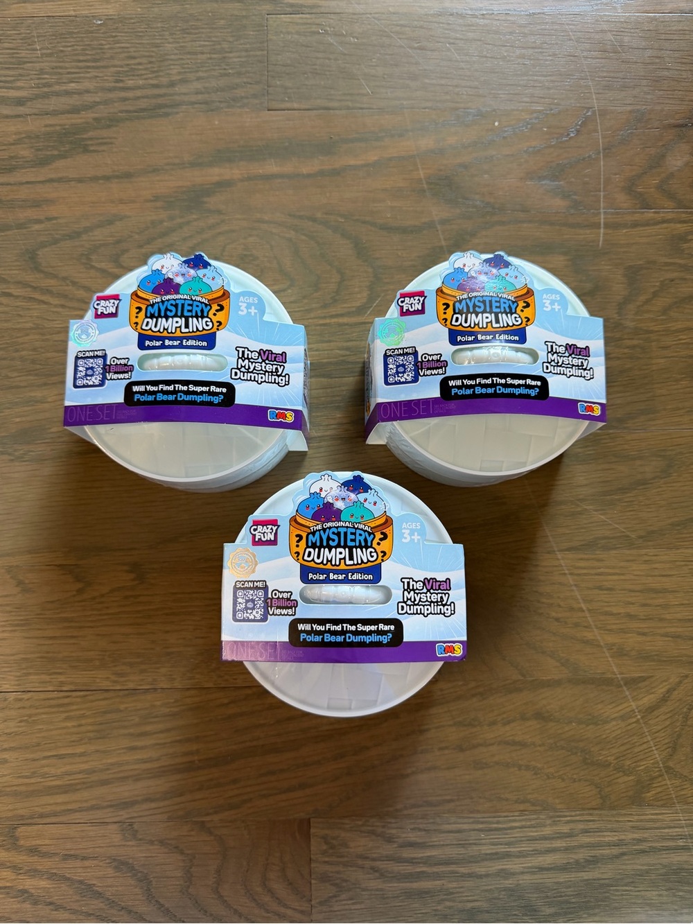 NEW 3X Mystery Dumpling Polar Bear Edition